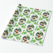 Cadeau Papier d'enveloppement de la Saint-Patrick (Déroulé)