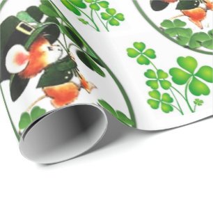 Cadeau Papier d'enveloppement de la Saint-Patrick