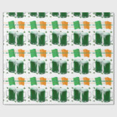 Cadeau Papier d'enveloppement de la Saint-Patrick (Plat)
