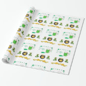 Cadeau Papier d'enveloppement de la Saint-Patrick (Déroulé)