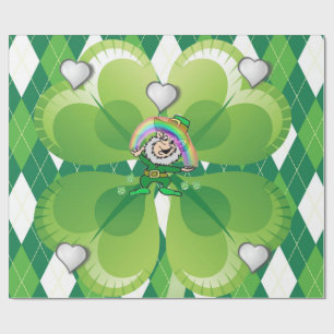 Cadeau Papier d'enveloppement de la Saint-Patrick