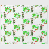 Cadeau Papier d'enveloppement de la Saint-Patrick (Plat)