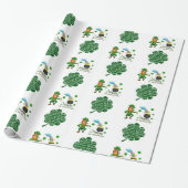 Cadeau Papier d'enveloppement de la Saint-Patrick (Déroulé)