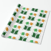 Cadeau Papier d'enveloppement de la Saint-Patrick (Déroulé)