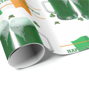 Cadeau Papier d'enveloppement de la Saint-Patrick
