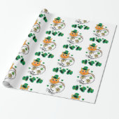 Cadeau Papier d'enveloppement de la Saint-Patrick (Déroulé)