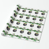Cadeau Papier d'enveloppement de la Saint-Patrick (Déroulé)