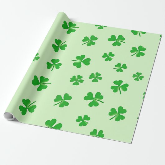 Cadeau Papier d'enveloppement de la Saint-Patrick (Déroulé)