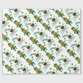 Cadeau Papier d'enveloppement de la Saint-Patrick (Plat)