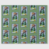 Cadeau Papier d'enveloppement de la Saint-Patrick (Plat)