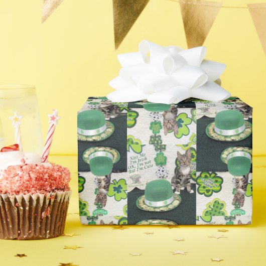 Cadeau Papier d'enveloppement de la Saint Patrick de Band (Fête d'anniversaire)