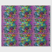 Cadeau Papier d'enveloppement de la vie marine (Plat)