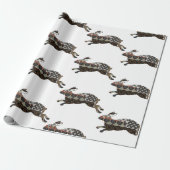 Cadeau Papier d'enveloppement de lapin (Déroulé)