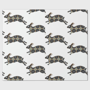 Cadeau Papier d'enveloppement de lapin