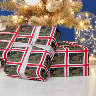 Cadeau Papier d'enveloppement de l'arbre de Noël