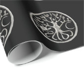 Cadeau Papier d'enveloppement de l'arbre de vie (Coin rond)