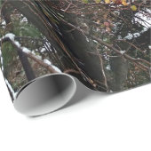 Cadeau Papier d'enveloppement de l'arbre d'hiver (Coin rond)