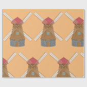 Cadeau Papier d'enveloppement de l'architecture hollandai (Plat)