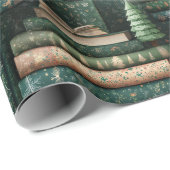 Cadeau Papier d'enveloppement de l'aube de livre de style (Coin rond)