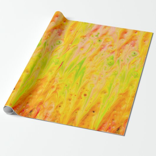 Cadeau Papier d'enveloppement de lave (Déroulé)