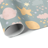 Cadeau Papier d'enveloppement de l'espace de dessin (Coin rond)