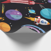 Cadeau Papier d'enveloppement de l'espace extra-atmosphér (Coin)