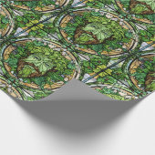 Cadeau Papier d'enveloppement de l'homme vert de verre (Coin)