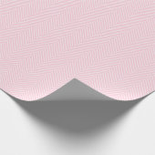 Cadeau Papier d'enveloppement de ligne Chevron - Blanc su (Coin)