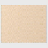 Cadeau Papier d'enveloppement de ligne Chevron - orange s (Plat)