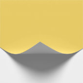 Cadeau Papier d'enveloppement de lin moutarde (Coin)