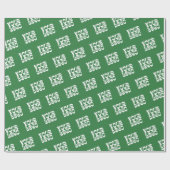 Cadeau Papier d'enveloppement de logo commercial Dark Gre (Plat)