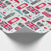 Cadeau Papier d'enveloppement de Londres (Coin)