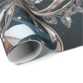 Cadeau Papier d'enveloppement de luxe en cristal (Coin rond)