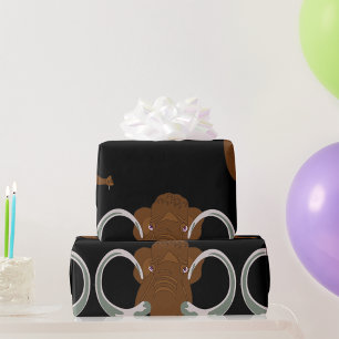 Cadeau Papier d'enveloppement de mammouth