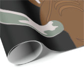 Cadeau Papier d'enveloppement de mammouth (Coin rond)