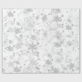 Cadeau Papier d'enveloppement de Marbre blanc de flocons  (Plat)