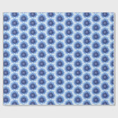 Cadeau Papier d'enveloppement de marmite bleu (Plat)