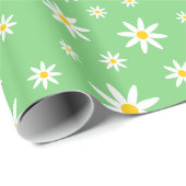 Cadeau Papier d'enveloppement de marmite vert (Coin rond)