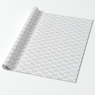 Cadeau Papier d'enveloppement de masque de visage