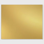 Cadeau Papier d'enveloppement de maté doré (Plat)