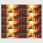 Cadeau Papier d'enveloppement de matelas de vacances, (Plat)