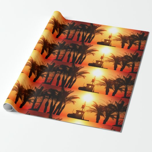 Cadeau Papier d'enveloppement de matelas de vacances, (Déroulé)