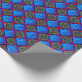Cadeau Papier d'enveloppement de matière numérique 3D col (Coin)