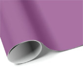 Cadeau Papier d'enveloppement de matière prune (Coin rond)