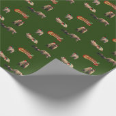 Cadeau Papier d'enveloppement de matte de Noël (Coin)