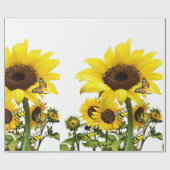 Cadeau Papier d'enveloppement de matte de papillon de tou (Plat)