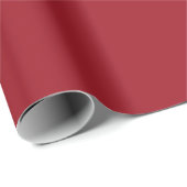 Cadeau Papier d'enveloppement de matte rouge Ruby (Coin rond)