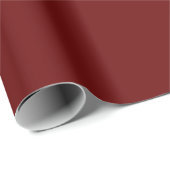 Cadeau Papier d'enveloppement de matte rouge sang (Coin rond)