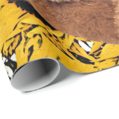 Cadeau Papier d'enveloppement de matte Teddy Teddy Tourne (Coin rond)