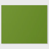 Cadeau Papier d'enveloppement de matte vert Avocado (Plat)
